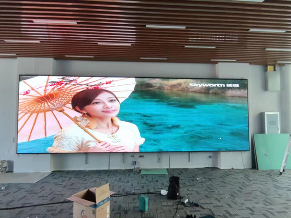 武鸣P1.53led小间距屏安装案例